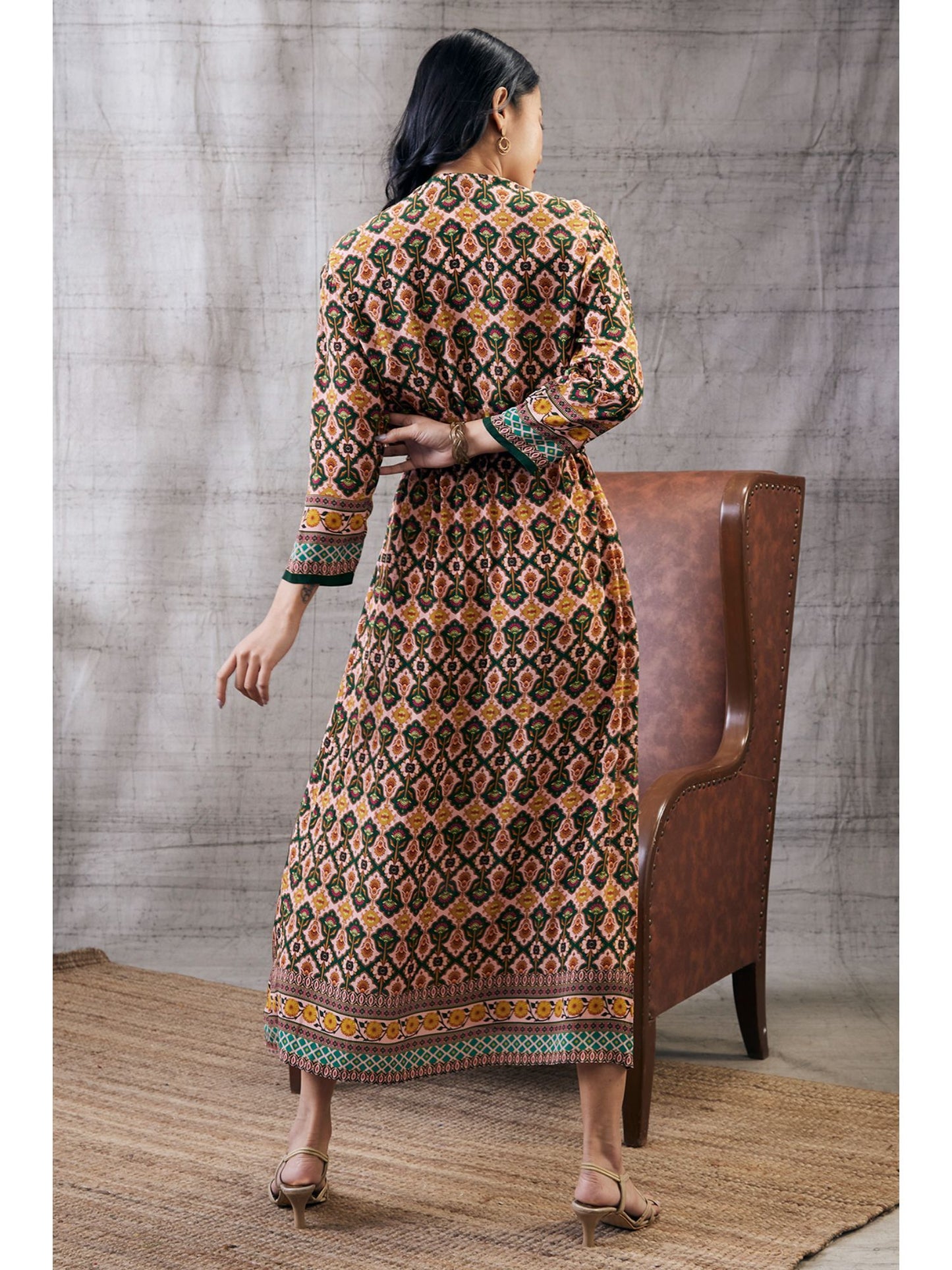 Taahira Printed Long Dress