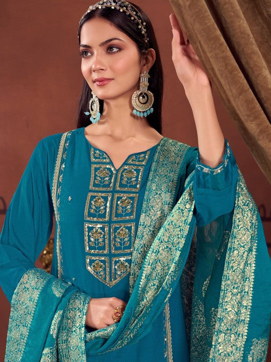 BulBul Women Floral Yoke Design Regular Kurta