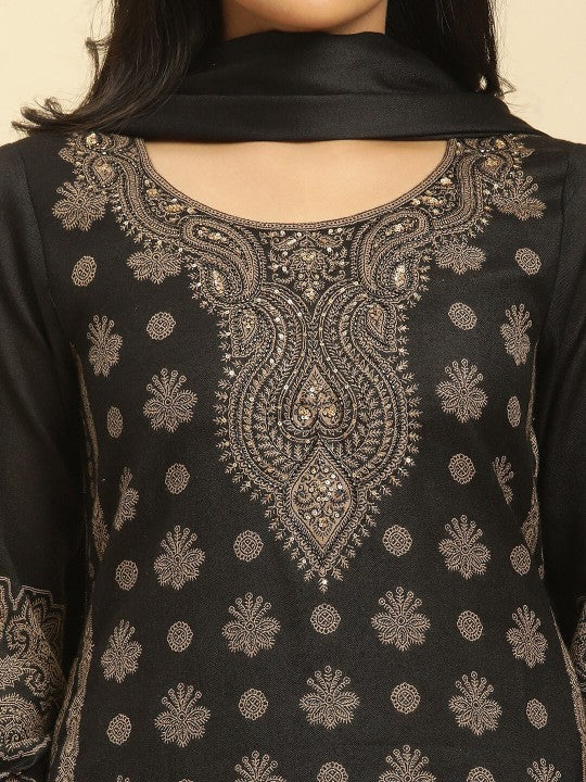 W Floral Printed Regular Kurta