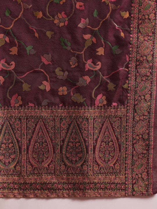 AHIKA Woven Design Straight Kurta