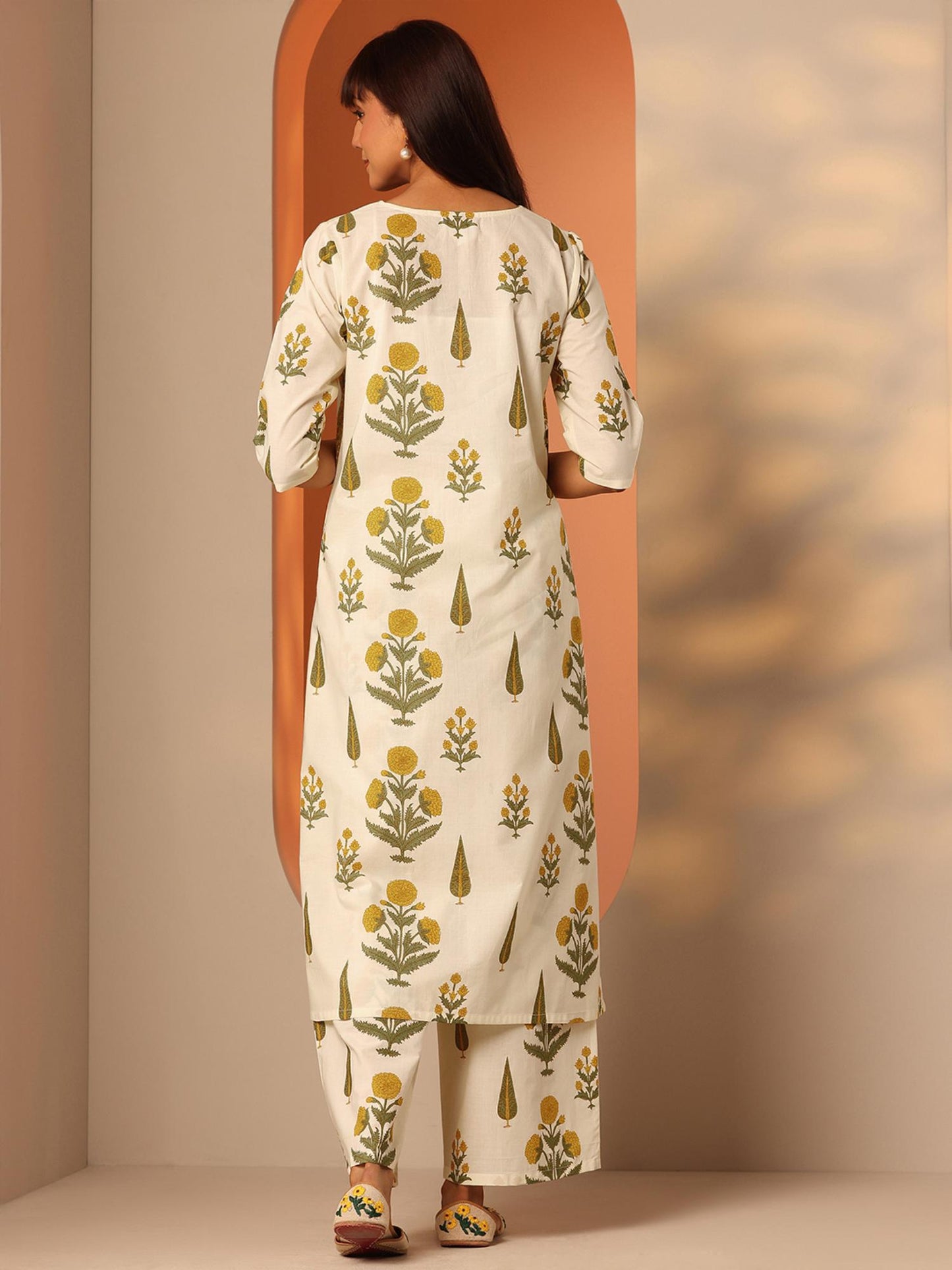 Yellow Floral Printed Co-Ord Set