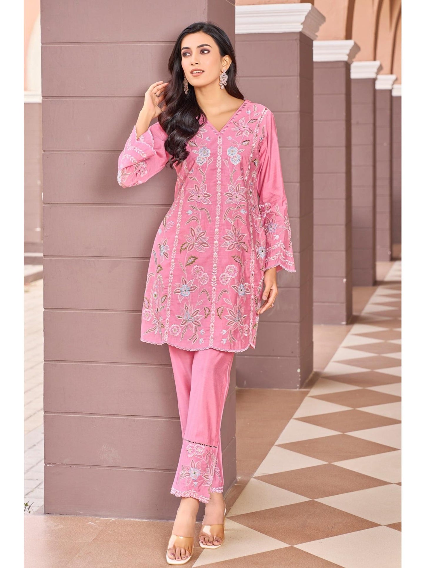 Ayat Punch Full Embroidery Pakistani Co-Ord (Set of 2)