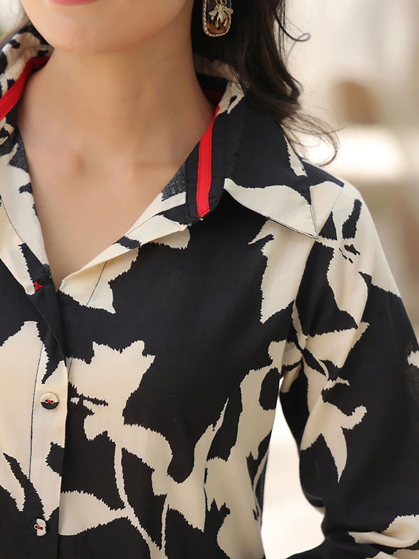 Floral Printed Shirt Collar Pure Cotton Co-Ord (Set of 2)