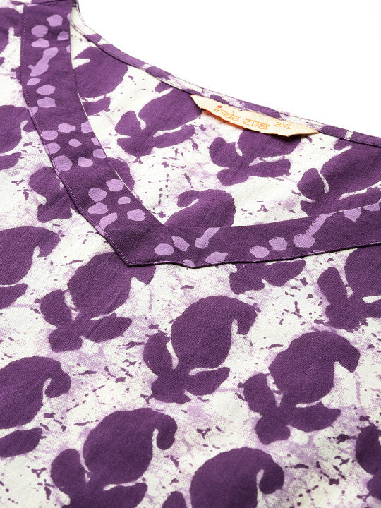 Indo Era Paisley Printed Kurta with Trousers & Dupatta
