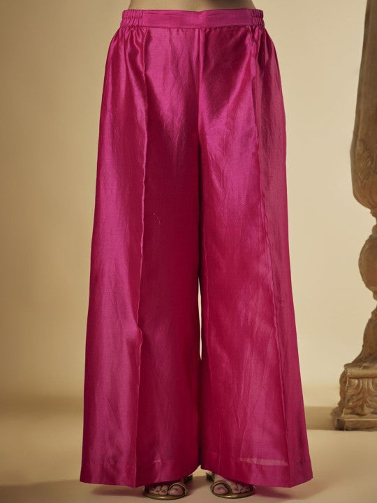 The Aarya Ethnic Motifs Embroidered Angrakha Zardozi A-Line Kurta