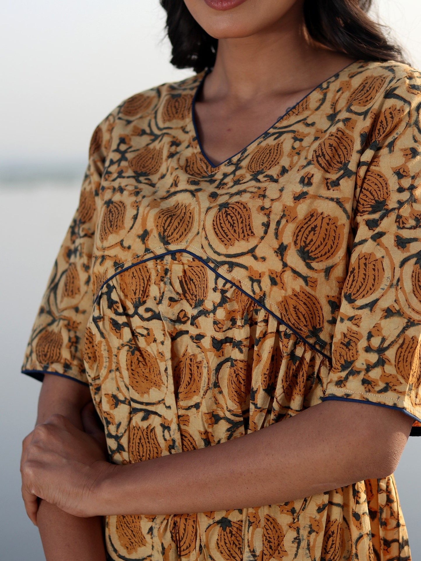 Printed Cotton Dress