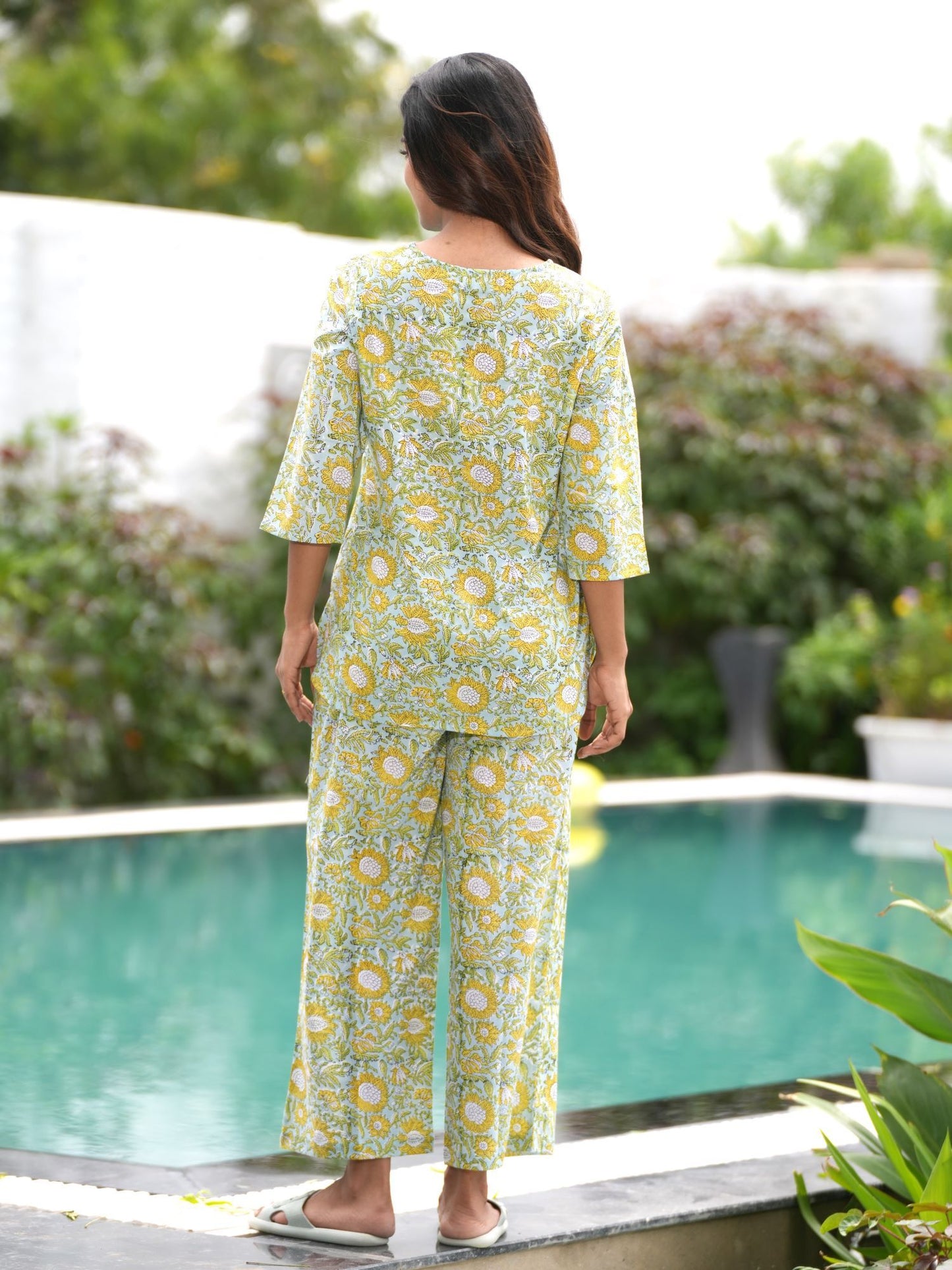 Printed Cotton Top and Pant (Set of 2)