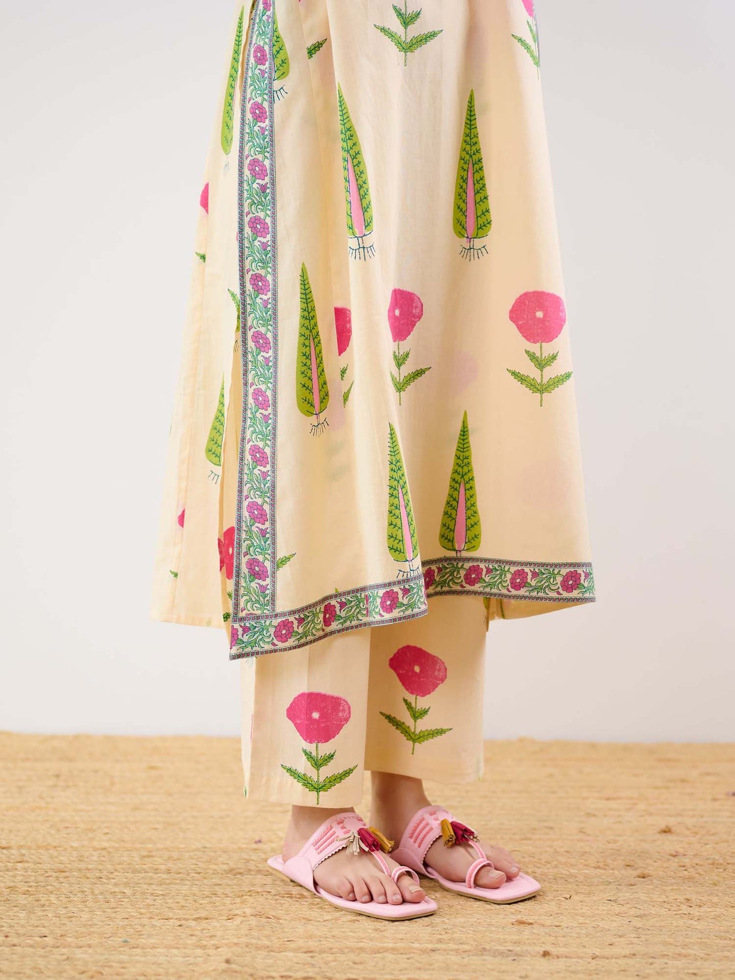 Printed Kurta and Pant Co-ord (Set of 2)