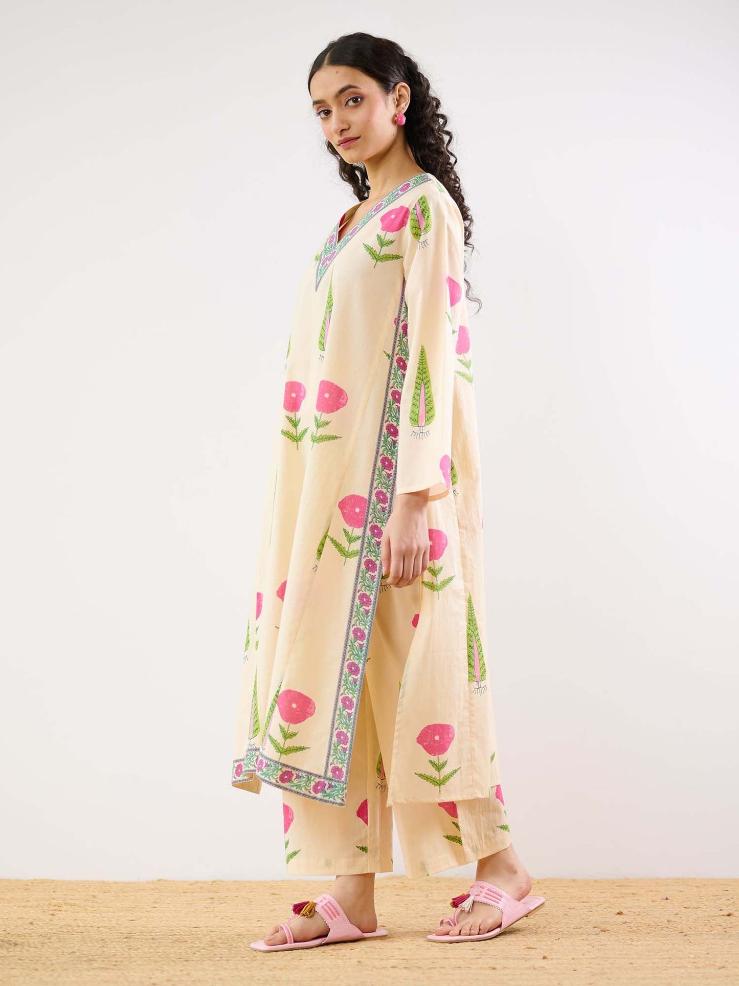 Printed Kurta and Pant Co-ord (Set of 2)