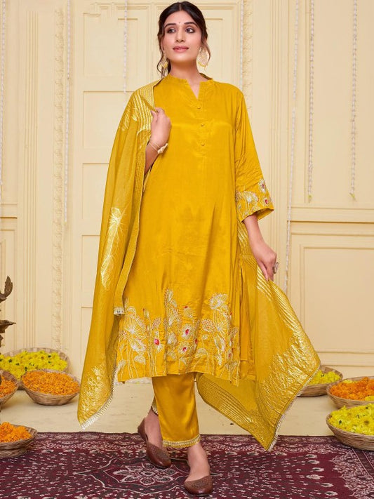 BulBul Women Floral Embroidered Regular Kurta