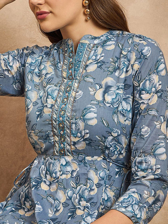 all about you Women Printed A-Line Ethnic Dresses