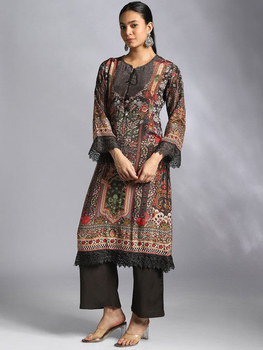 House Of Dharaa Women Ethnic Motifs Printed Kurta
