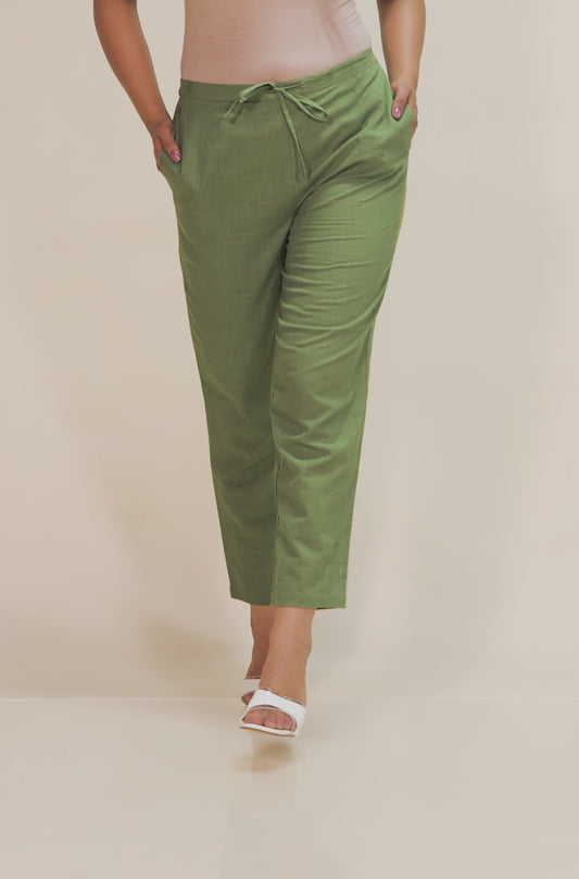 Khadi Cotton Solid Pant