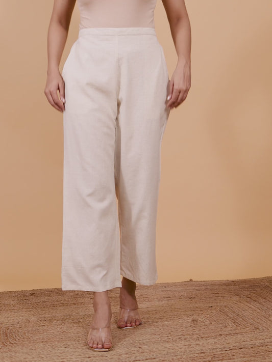 Solid Linen Cotton Pant