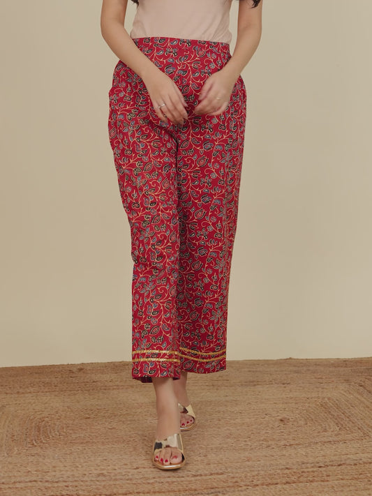 Soft Cotton Floral Pant