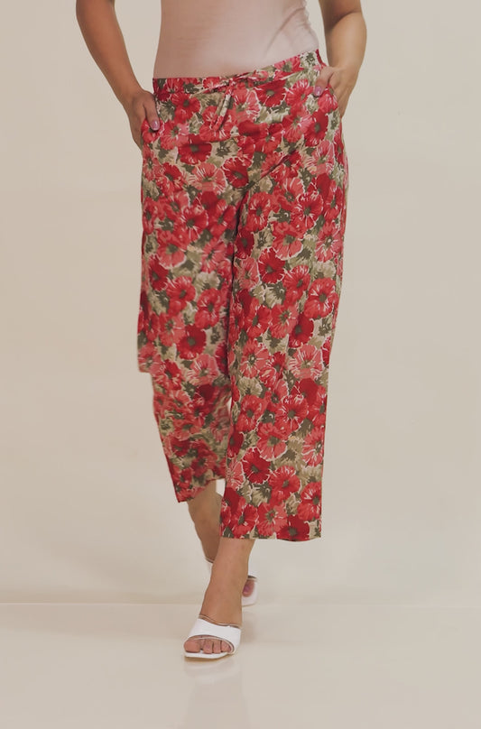 Soft Cotton Floral Pant