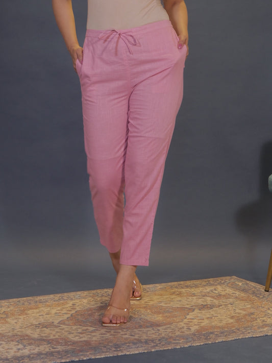 Khadi Cotton Solid Pant