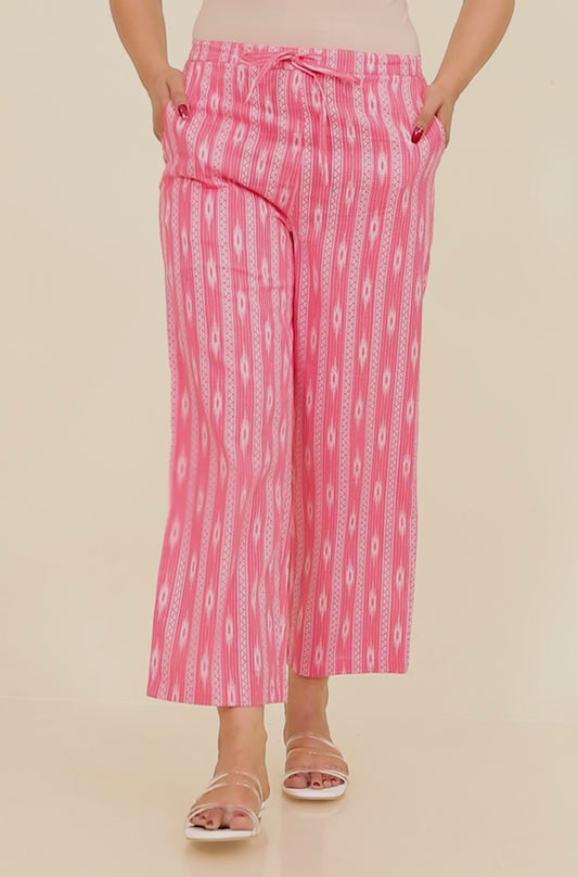 Kantha Cotton Striped Pant