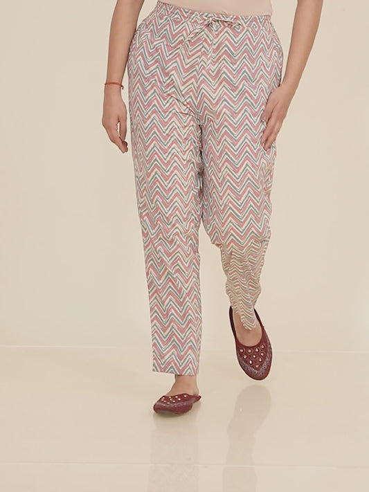 Soft Cotton Cheveron Pant