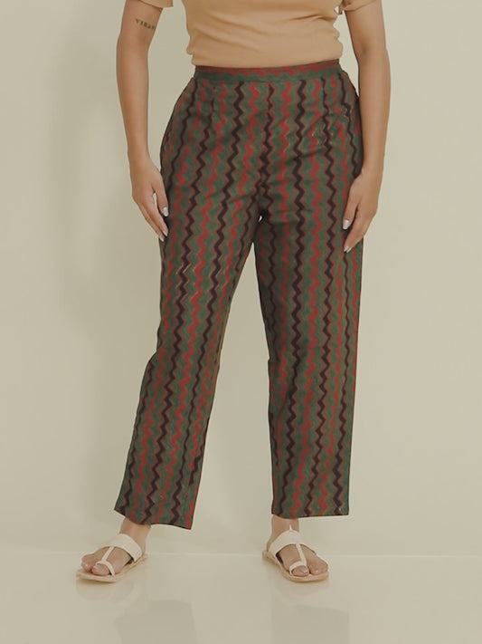 Soft Cotton Chevron Pant