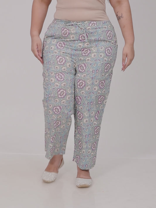 Soft Cotton Floral Pant