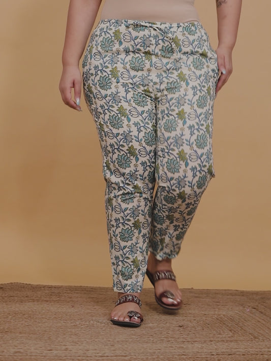 Soft Cotton Floral Pant