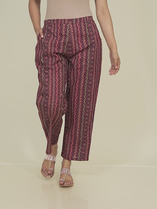 Soft Cotton Chevron Pant