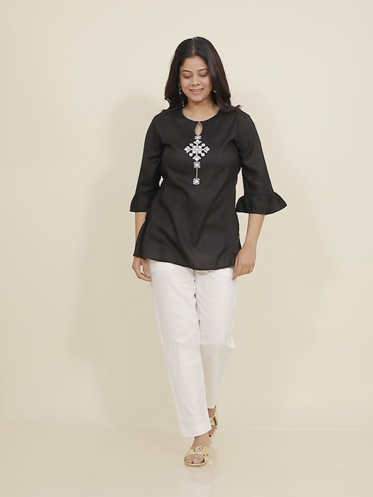 Rayon Solid Kurti