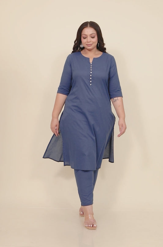 Soft Cotton Solid Kurta