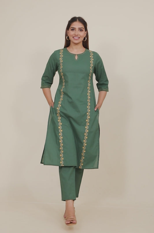 Soft Cotton Solid Kurta