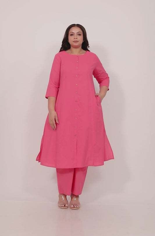 Soft Cotton Solid Kurta