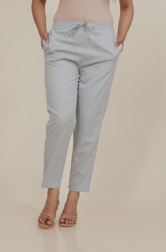 Khadi Cotton Solid Pant