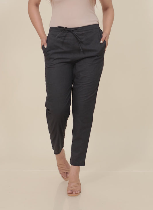 Khadi Cotton Solid Pant