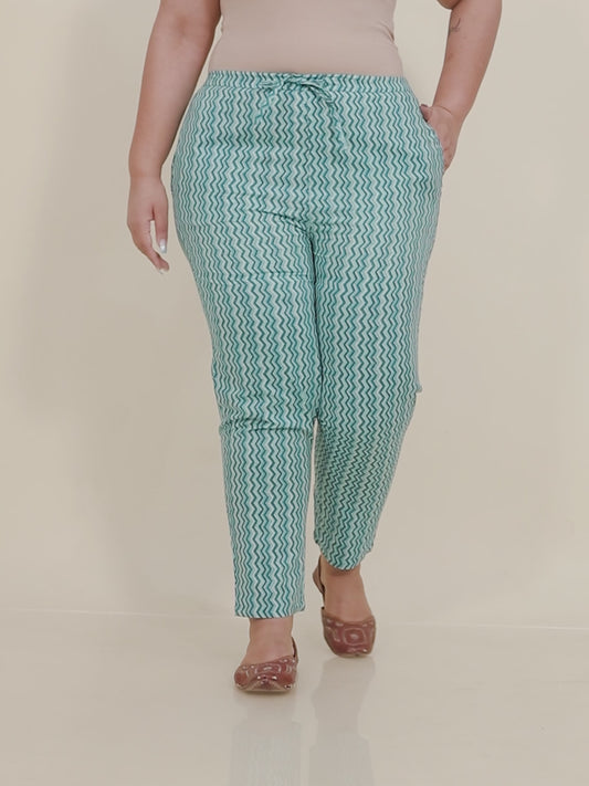 Soft Cotton Chevron Pant