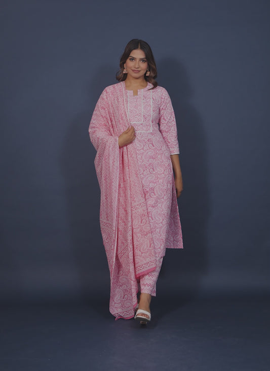 Soft Cotton Paisley Kurta