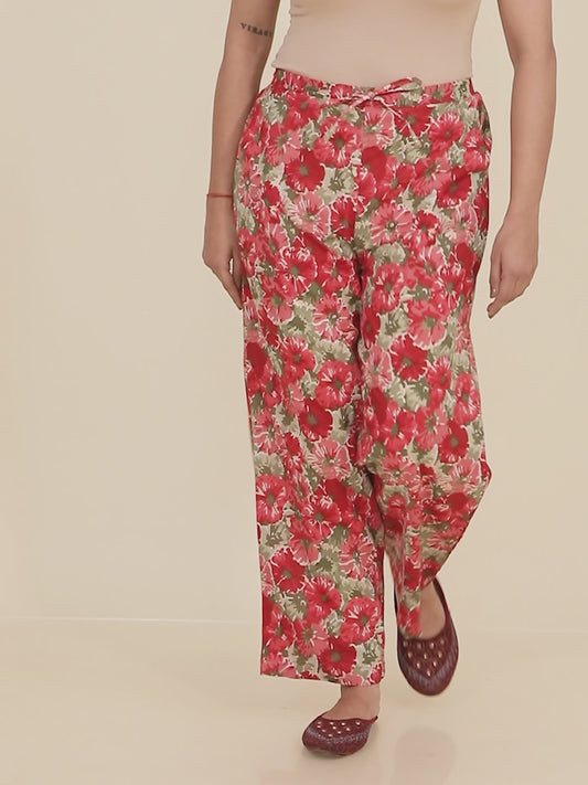 Soft Cotton Floral Pant