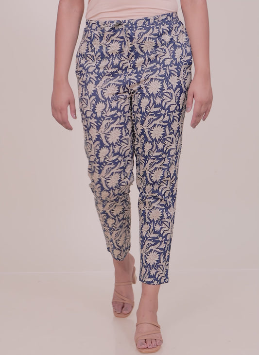 Soft Cotton Ajrakh Pant