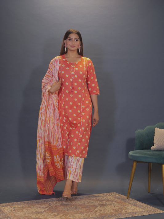 Soft Cotton Tie-Dye Kurta