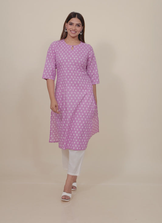 Soft Cotton Butti Kurta