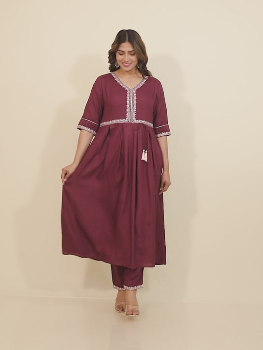 Rayon Solid Kurta