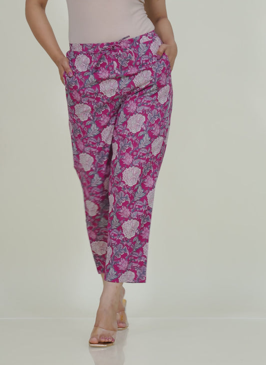 Soft Cotton Floral Pant