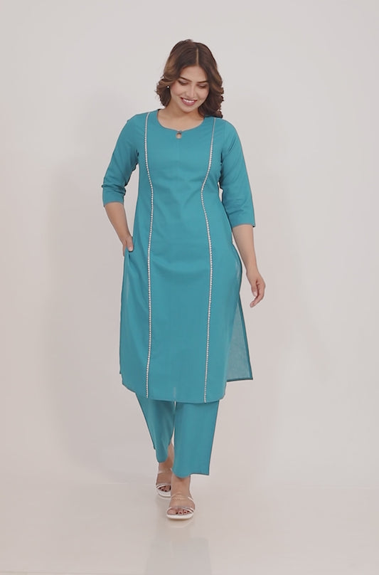 Soft Cotton Solid Kurta