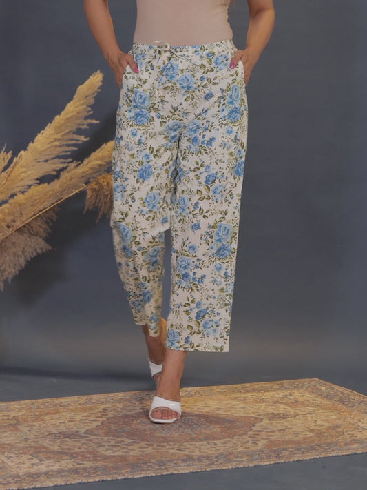 Soft Cotton Floral Pant