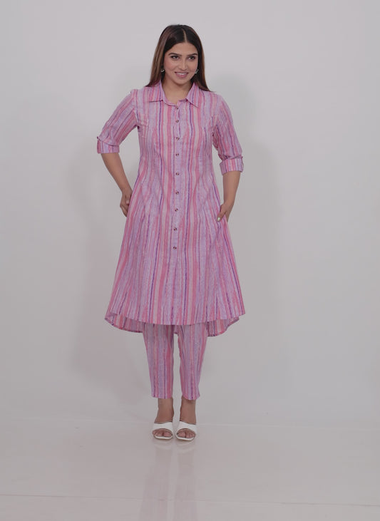 Soft Cotton Striped Kurta