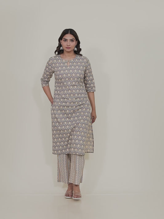 Soft Cotton Paisley Kurta