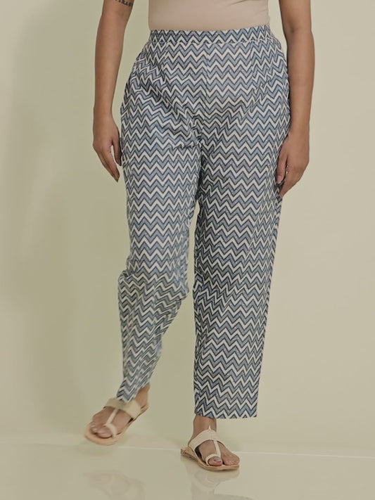 Soft Cotton Chevron Pant