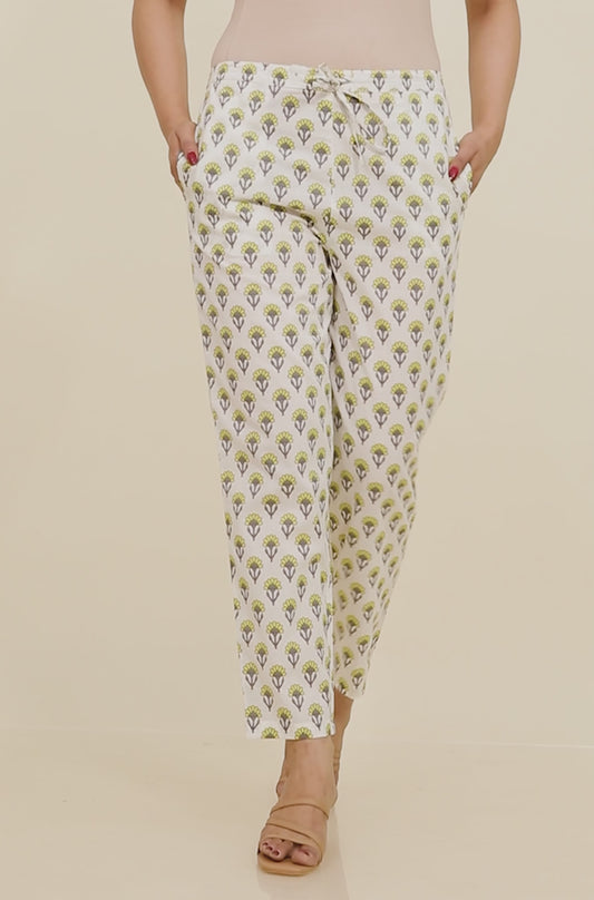 Soft Cotton Floral Pant