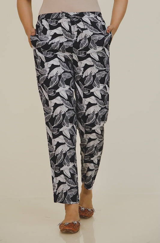 Soft Cotton Foliage Pant