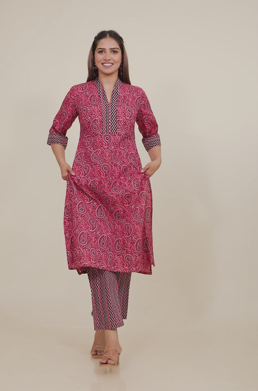 Soft Cotton Paisley Kurta