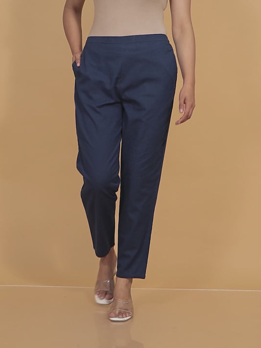 Linen Cotton Solid Pant